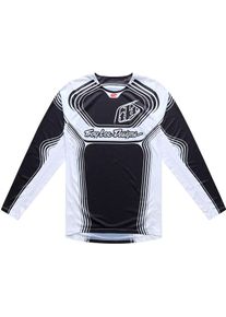 Troy Lee Designs GP Pro Streamline, maillot , couleur: Noir/Blanc , taille: M