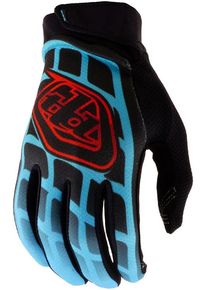 Troy Lee Designs GP Pro Framework, gants , couleur: Noir/Bleu Clair , taille: S