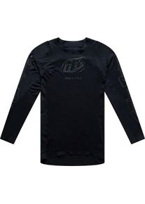 Troy Lee Designs SE Ultra Mono S26, maillot , couleur: Noir/Gris Fonc&eacute; , taille: M