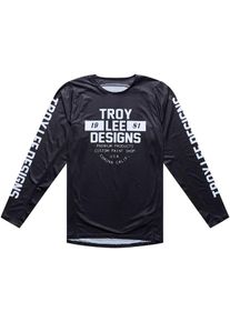 Troy Lee Designs GP Pro Air Seal, maillot , couleur: Noir/Blanc , taille: XXL