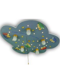 Niermann Deckenleuchte "Wolke B&auml;rchen", bunt, 5, H: 7cm, 1 Stk., Leuchten, Kinderzimmer, Kinderlampe, Deckenleuchte