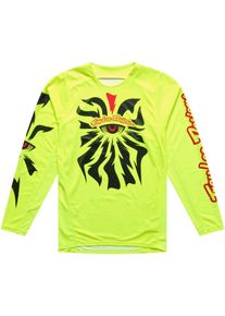 Troy Lee Designs GP Pro Cyclops, maillot , couleur: Jaune N&eacute;on/Noir/Rouge , taille: L