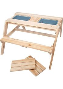 Small Foot Kindersitzgruppe Matschtisch | hellbraun