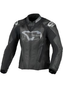 Macna Blitz, leather jacket perforated women , color: Black , size: 38