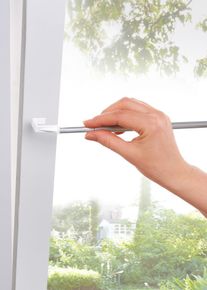 bonprix Karnisz rozporowy, srebrny, 40-60 cm