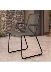 Beldano , Anthrazit, Schwarz , Metall, Kunststoff , 58x88x54 cm , stapelbar ,