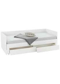 Ausziehbett Jan Wei&szlig; ca. 90-180x200cm