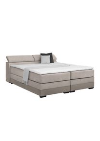 Boxspringbett Sevilla Graubraun ca. 140x200cm