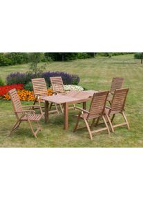 Gartentisch Paraiba Akazie ausziehbar ca. 150x74,5x90cm