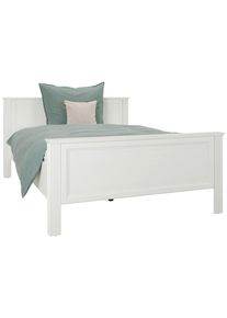 Bett in Wei&szlig; ca. 120x200cm