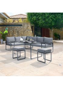 Loungegarnitur-Set Mexiko 1 Anthrazit