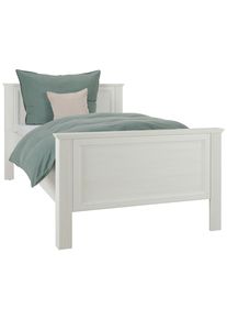 Bett in Wei&szlig; ca. 100x200cm