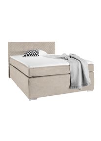 Boxspringbett Mali New in Cappuccino ca. 140x200cm