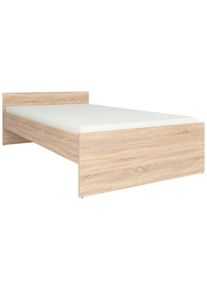 Bett Nepo Plus ca. 120x200 cm Sonoma Eiche