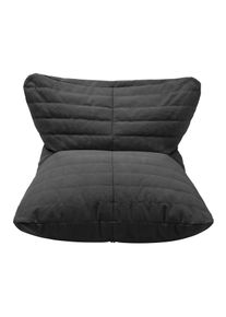 Sitzsack Marta Dunkelgrau Webstoff
