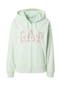 GAP Damer Sweatjakke 'HERITAGE' mint / koral / pink / hvid St&oslash;rrelse L