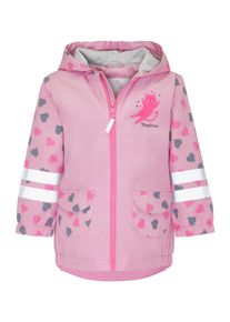Playshoes Piger Funktionsjakke 'KATZE' gr&aring; / pink / lyser&oslash;d St&oslash;rrelse 86