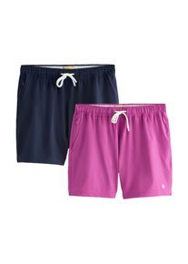 next M&aelig;nd Badeshorts navy / orkidee St&oslash;rrelse L