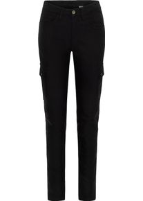 Rokker Black Jack Cargo Slim, pantalon en textile unisexe , couleur: Noir , taille: W27/L30