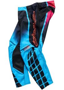 Troy Lee Designs GP Pro Framework, textile pants , color: Black/Light Blue/Purple , size: 32