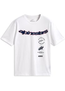 Alpinestars Abus CSF, t-shirt , color: White/Dark Blue/Red , size: XXL