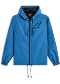 Alpinestars Speeder Chromium Windbreaker, textile jacket , color: Blue/Black , size: L