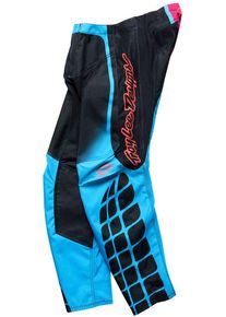 Troy Lee Designs GP Pro Framework, textile pants youth , color: Black/Light Blue/Pink , size: 24