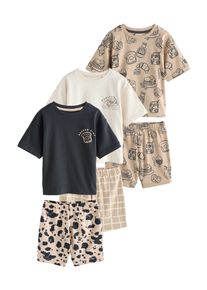 next Drenge Natt&oslash;j beige / sort / hvid St&oslash;rrelse 134