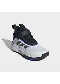 Basketballschuh adidas Sportswear "OWNTHEGAME 3.0", Jungen, Gr. 39, schwarz-wei&szlig; (cloud wei&szlig;, core schwarz, core schwarz), Synthetik, Textil, Schuhe Basketballschuh, f&uuml;r Kinder & Jugendliche