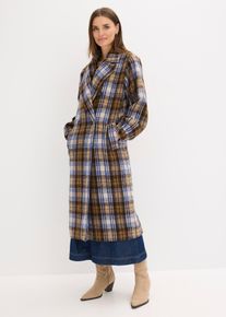 bonprix Mantel mit Ballon&auml;rmeln, braun, Gr.36, modischer Mantel in Wolloptik mit Ballon&auml;rmeln und doppelreihigem Knopfverschluss vorne