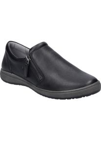 Schn&uuml;rschuh Josef Seibel "Caren 23, schwarz", Damen, Gr. 39, schwarz, Obermaterial: 100% Rindsleder Leather cow., Schuhe Schn&uuml;rschuh