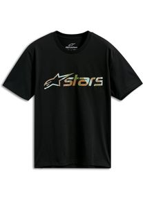 Alpinestars Verdure Camo CSF, t-shirt , color: Black/Light Blue/Green/Orange , size: XS