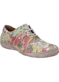 Schn&uuml;rschuh Josef Seibel "Fergey 91, rosa-multi", Damen, Gr. 43, rosa (rosa, multi), Obermaterial: 100% Rindsleder Leather cow., Schuhe Schn&uuml;rschuh