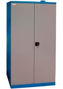 G&uuml;de Garten-Ger&auml;teschrank G&Uuml;DE "UMWELTSCHRANK TYP III", grau, Stahl, Ger&auml;teh&auml;user, Garten-Ger&auml;teschrank, B/T/H: 92x38x200 cm, matt