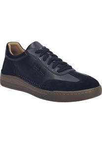 Schn&uuml;rschuh Josef Seibel "Cleve 07, schwarz-kombi", Herren, Gr. 49, schwarz (schwarz, kombi), Obermaterial: 100% Rindsleder Leather cow., Schuhe Schn&uuml;rschuh