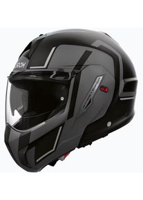 Airoh Mathisse II Genius, flip up helmet , color: Matt Black/Grey , size: XL