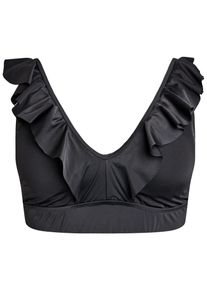 Swim By Zizzi Damer Bikinioverdel 'Skitrin' sort St&oslash;rrelse 95