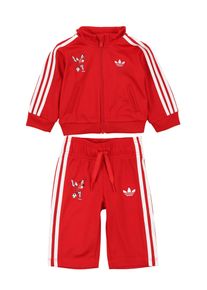 adidas originals Drenge Joggingdragt 'FIREBIRD' r&oslash;d / hvid St&oslash;rrelse 80