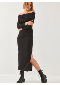 Bianco Lucci Damer Kjole sort St&oslash;rrelse 36