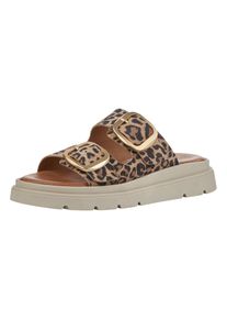 Tamaris Damer Pantoletter brun / lysebrun / sort St&oslash;rrelse 37