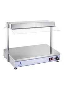 ROYAL CATERING Meleg&iacute;tő t&aacute;lca - 2 halog&eacute;n l&aacute;mpa - 1100 W RCHP-70