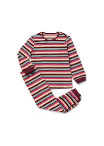 Tchibo - Kinder-Nicki-Pyjama - Baby - Gr. 86/92 - weinrot/gestreift