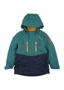 Trollkids Drenge Overgangsjakke 'Nusfjord' navy / cyanbl&aring; / m&oslash;rkegul / r&oslash;d St&oslash;rrelse 152