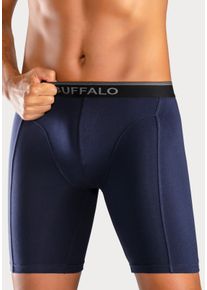 Buffalo Herren Langer Boxer in aquablau, grau, navy ,Gr&ouml;&szlig;e S, Witt, 92% Baumwolle, 8% Elasthan