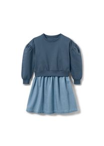 Tchibo - Kinder-Sweatkleid - M&auml;dchen - Gr. 146/152 - blau