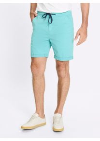 Catamaran Heren Bermuda van katoenstretch in oceaan ,maat 50, Witt, 98% Katoen, 2% Elastan