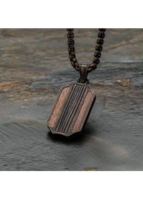 Holzkern Halsband Herrar koppar och valn&ouml;t