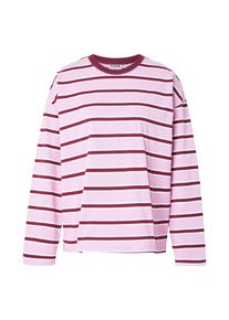 Noisy may Damer Sweatshirt 'NMEMBER' eosin / burgunder / hvid St&oslash;rrelse S