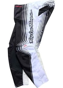 Troy Lee Designs GP Pro Streamline, textile pants , color: Black/White , size: 32