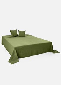 bonprix Cuvertură de pat texturată, verde, canapea cu 2 locuri 330/250 cm